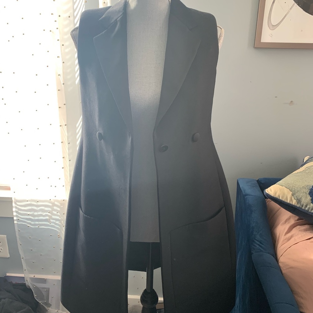 Céline coat jacket jet black